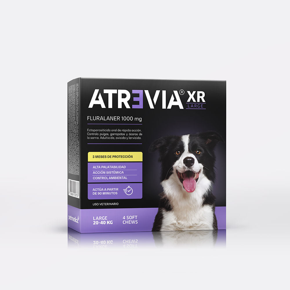 Antiparasitario oral para perro Atrevia xr 20 - 40 kg - L