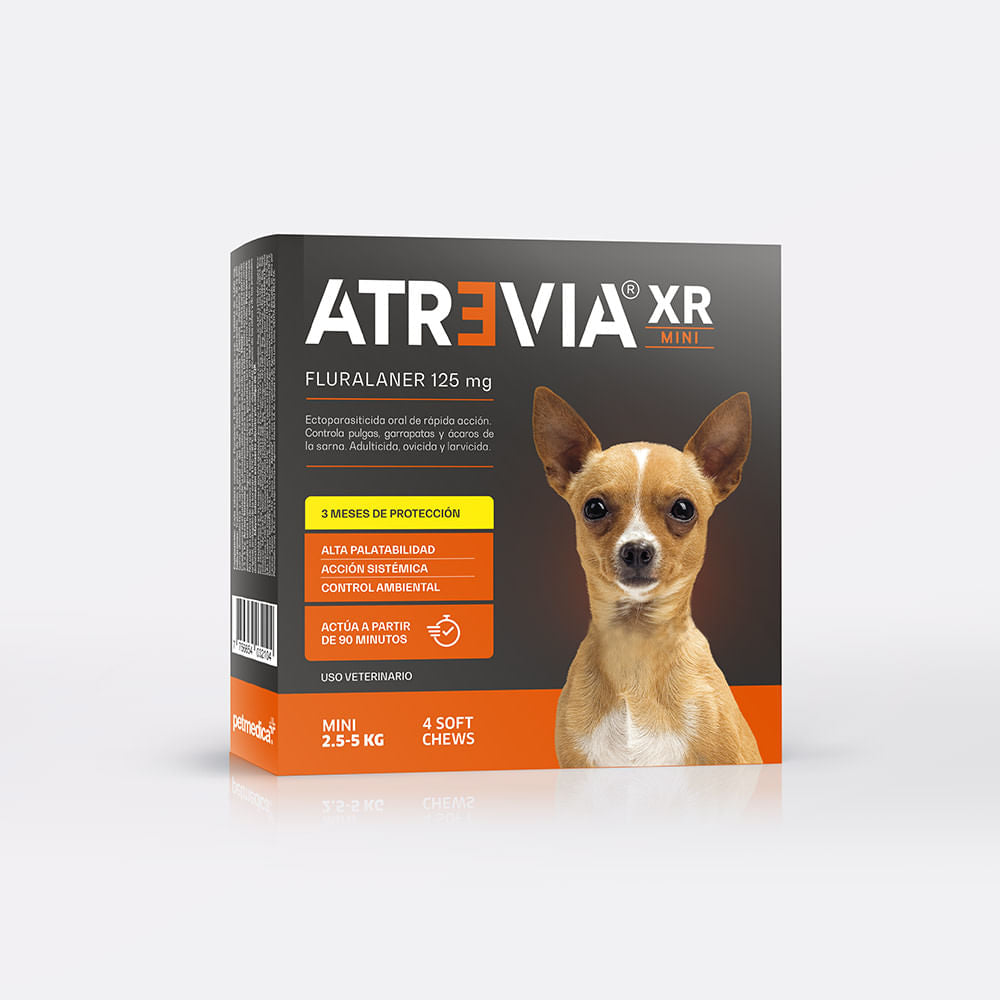 Antiparasitario oral para perro Atrevia xr 2 - 4,5 kg Mini