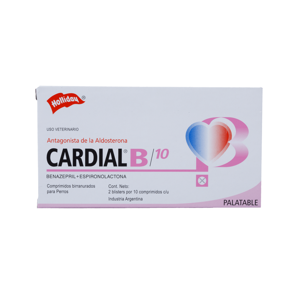 Cardial B 10 mg x 20 comprimidos