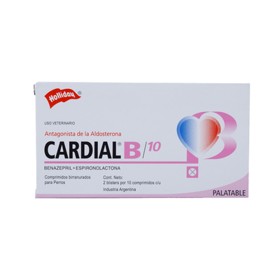 Cardial B 10 mg x 20 comprimidos