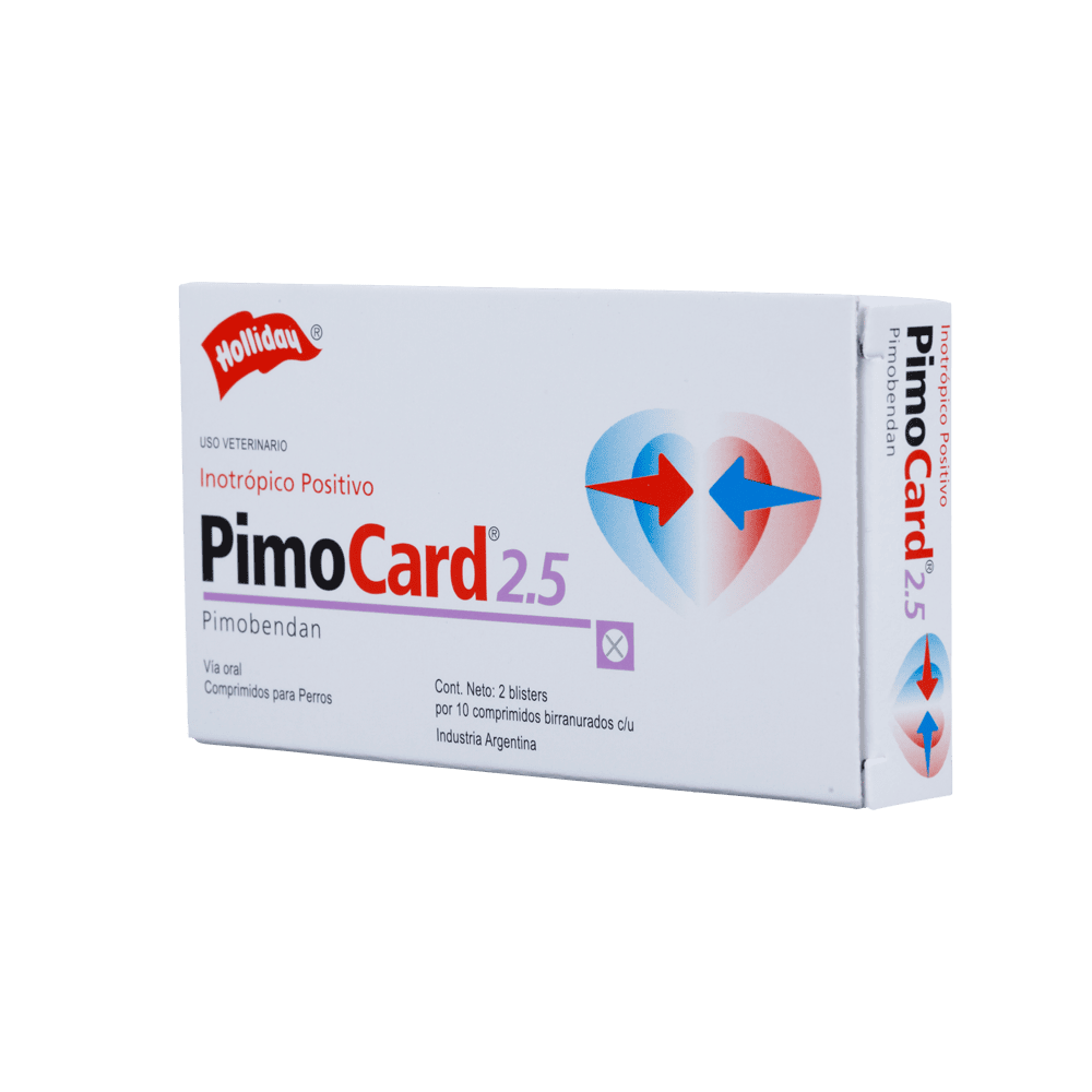 Medicamento Para Perro Holliday Pimocard 2,5 mg x 20 Tab
