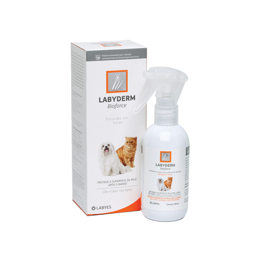 Spray Dermatológico Para Mascotas Labyderm Bioforce 100 ml