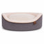 Cama donut gris para mascota Puppis M