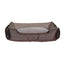 Moisés impermeable café y beige para mascota Puppis L
