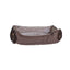 Moisés impermeable café y beige para mascota Puppis M