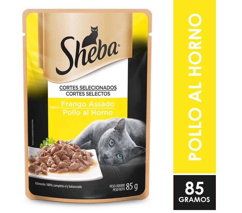 Sheba Sch Adulto Pollo Al Horno 85 g