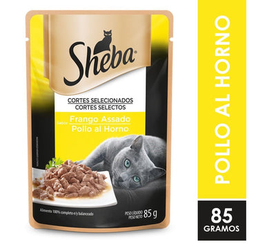 Sheba Sch Adulto Pollo Al Horno 85 g