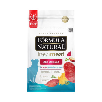 Alimento Seco Fórmula Natural Para Gato Adulto Castrado Carne 1 kg