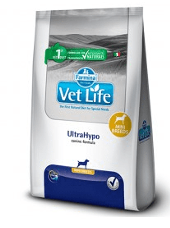 Alimento Para Perro Vet Life UltraHypo Mini Breeds 2 kg