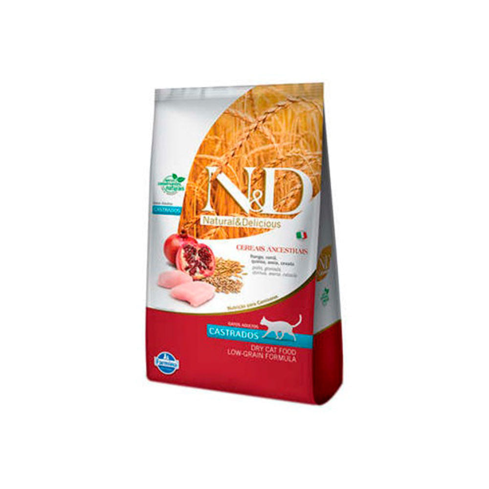 Alimento Para Gato N&D Ancestral Castrados Pollo 7,5 kg