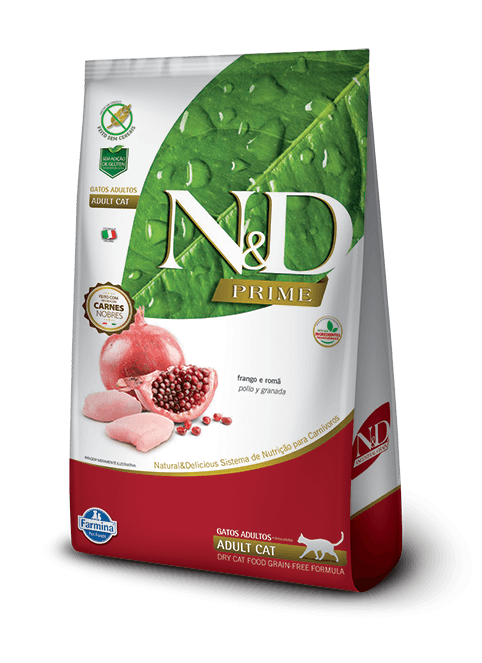 Alimento Seco N&D Prime Feline Frango Adt 7,5 kg