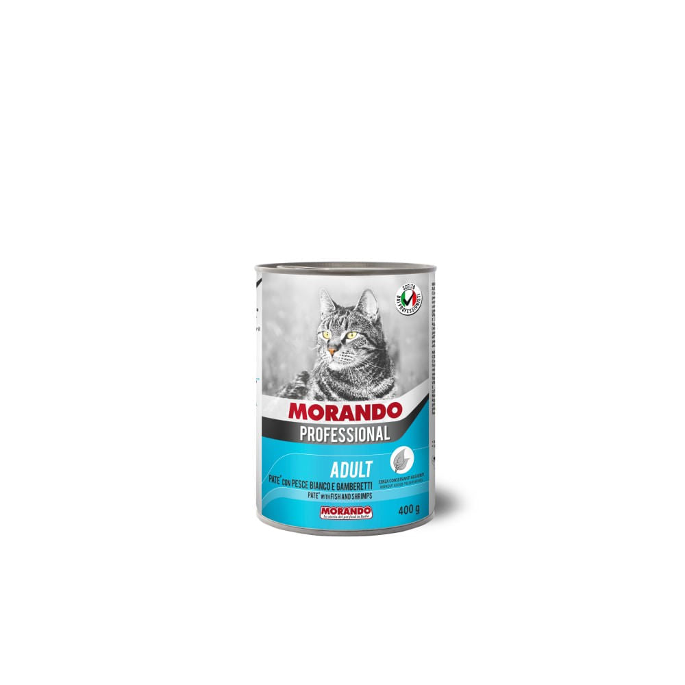 Alimento Húmedo Morando Cat Pescado y Camarón 400 g