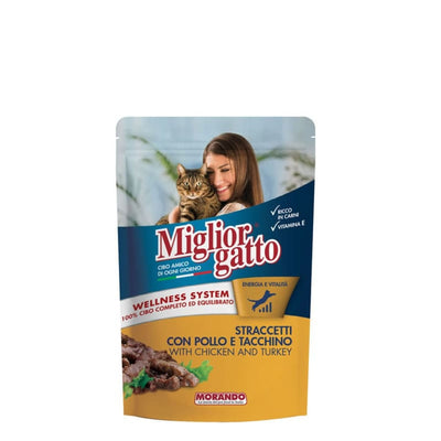 Alimento Húmedo Morando Miglior Gato Pollo y Pavo 100 g