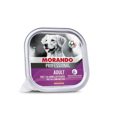 Alimento Húmedo Morando Dog Paté Cordero e Hígado 300 g