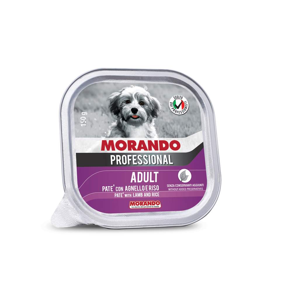 Alimento Húmedo Morando Dog Paté Cordero y Arroz 150 g
