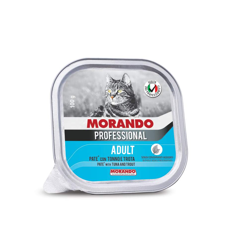 Alimento Húmedo Morando Cat Atún y Trucha 100 g