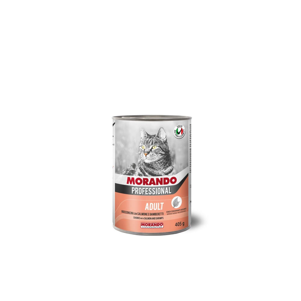 Alimento Húmedo Morando Cat Camarón y Salmón 400 g
