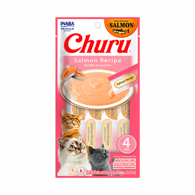 Snack Churu Salmón para Gato 4 x 14 g