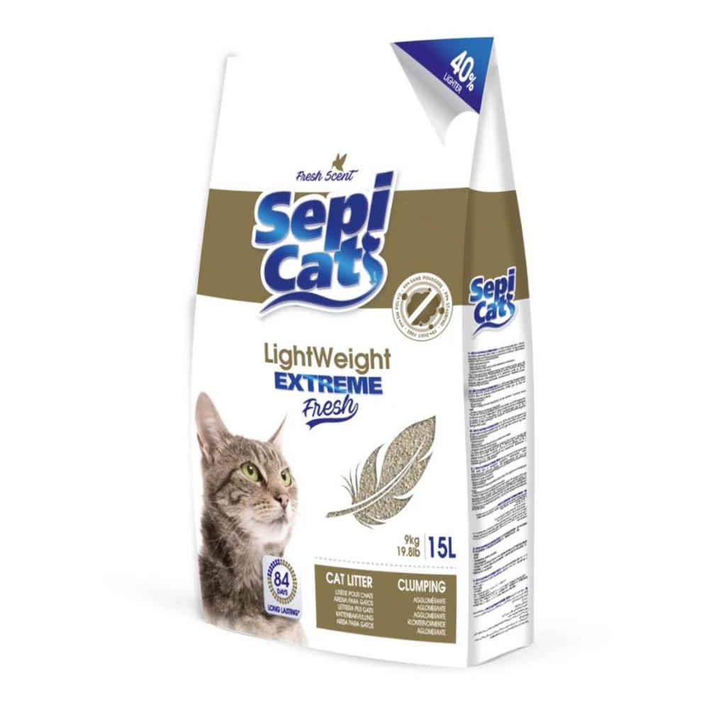 Arena Sanitaria Aglomerante para Gato Sepi Cat 9 kg