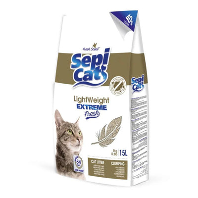Arena Sanitaria Aglomerante para Gato Sepi Cat 9 kg