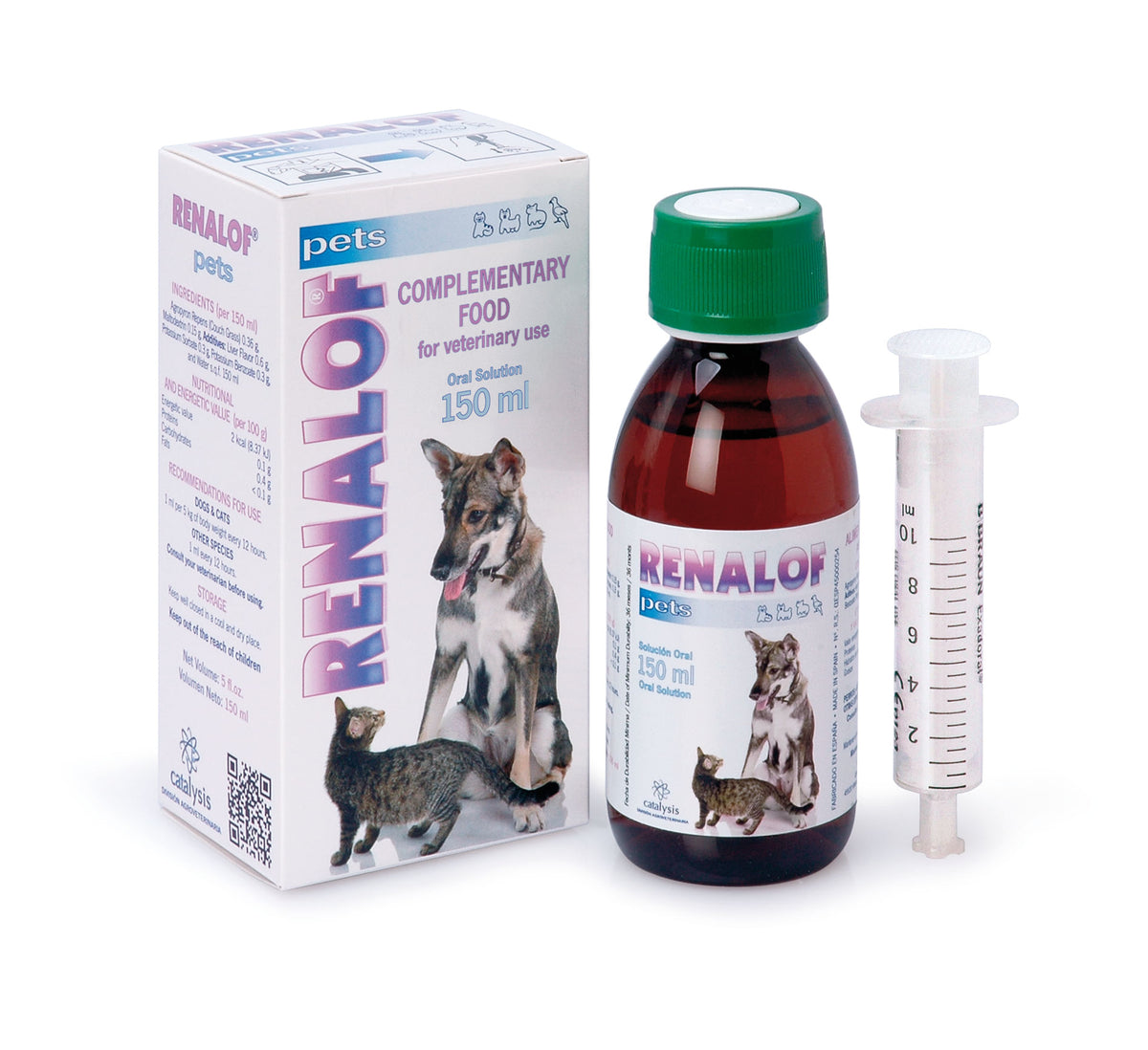 Suplemento Nutricional Perro Y Gato Renalof Pet Oral 150 ml