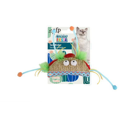 Juguete Para Gato AFP Taco C Bigotes Naranja/Azul Único