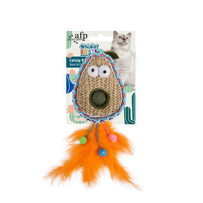Juguete Para Gato AFP Pelota D Peluche Marrón Único