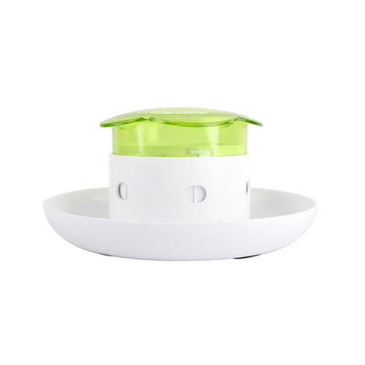 Dispensador de Comida Para Perro AFP Push Verde Único