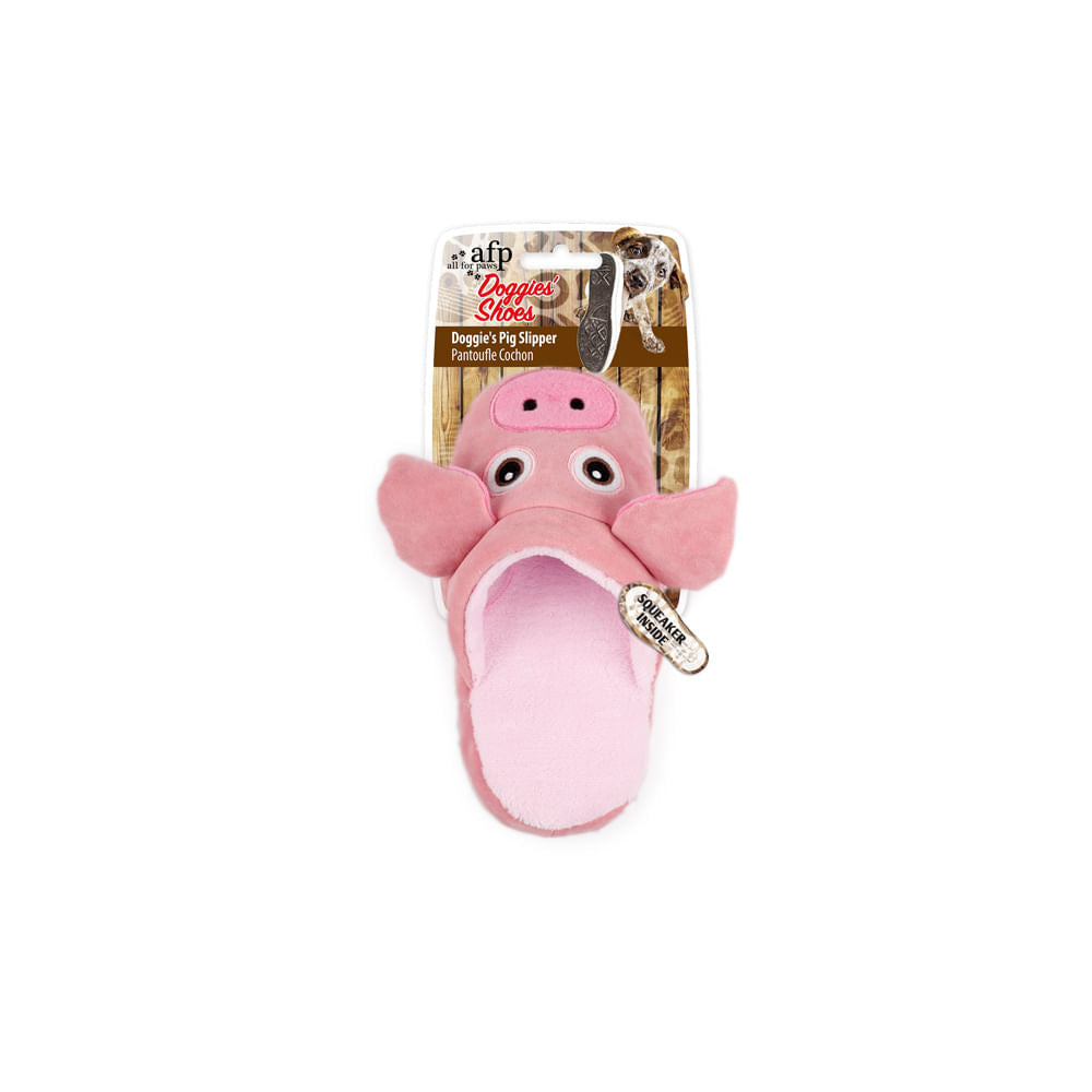 Juguete Para Perro AFP Zapatilla Cerdo Rosa Único