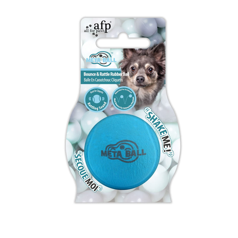 Meta Ball Afp Rebote y Sonajero Para Perro Único