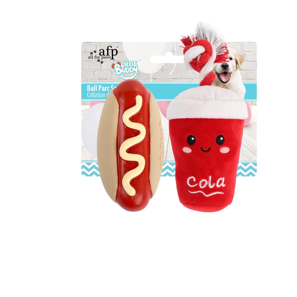 Perrito Caliente Látex Con Cola Afp Para Perro Único