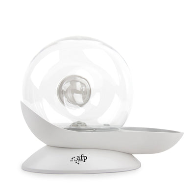 Dispensador Para Gato AFP Caracol Blanco 2,8 L