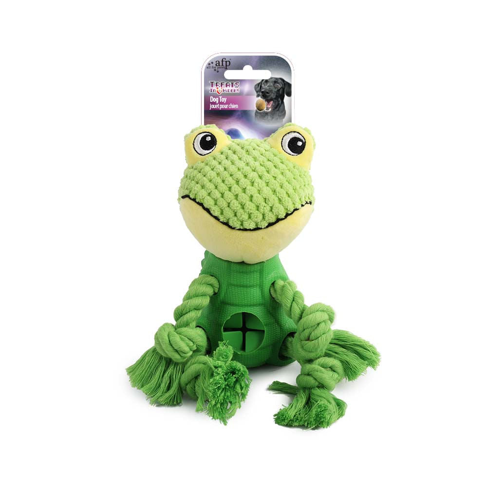 Juguete Para Perro AFP Peluche Rana Verde Único