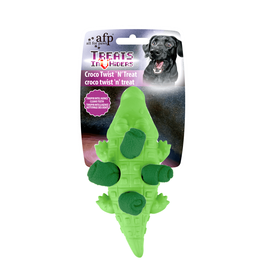 Cocodrilo Twist Treat Perro AFP Treat Hider 36 × 18 × 5.5 cm