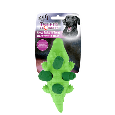 Cocodrilo Twist Treat Perro AFP Treat Hider 36 × 18 × 5.5 cm