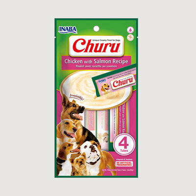 Snack Para Perro Cremoso Inaba Churu Pollo y Salmón 14 g