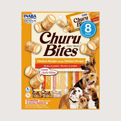 Snack Cremoso Para Perro Inaba Churu Bites Pollo Wraps 96 g