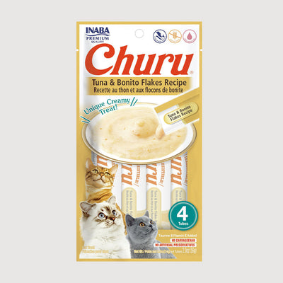 Snack Cremoso Para Gato Inaba Churu Hojuelas Atún 56 g