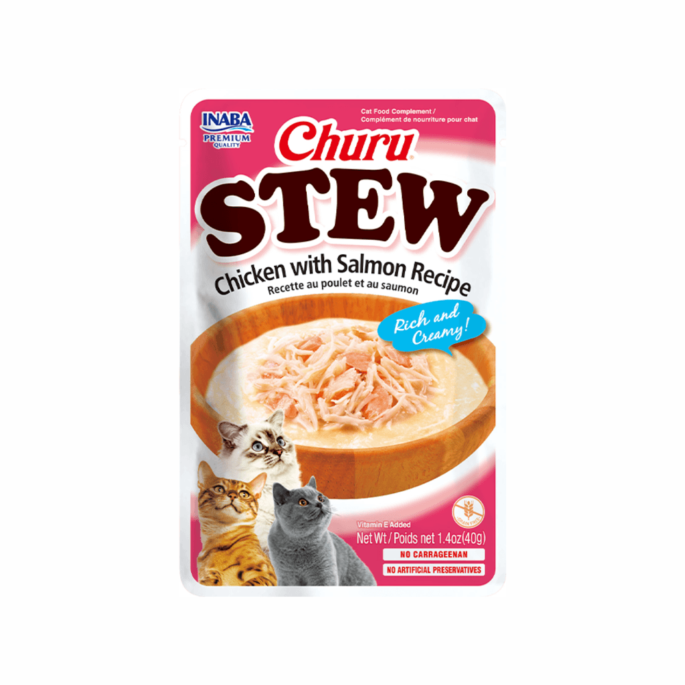 Snack Churu Stew Pollo y Salmón para Gato 40 g