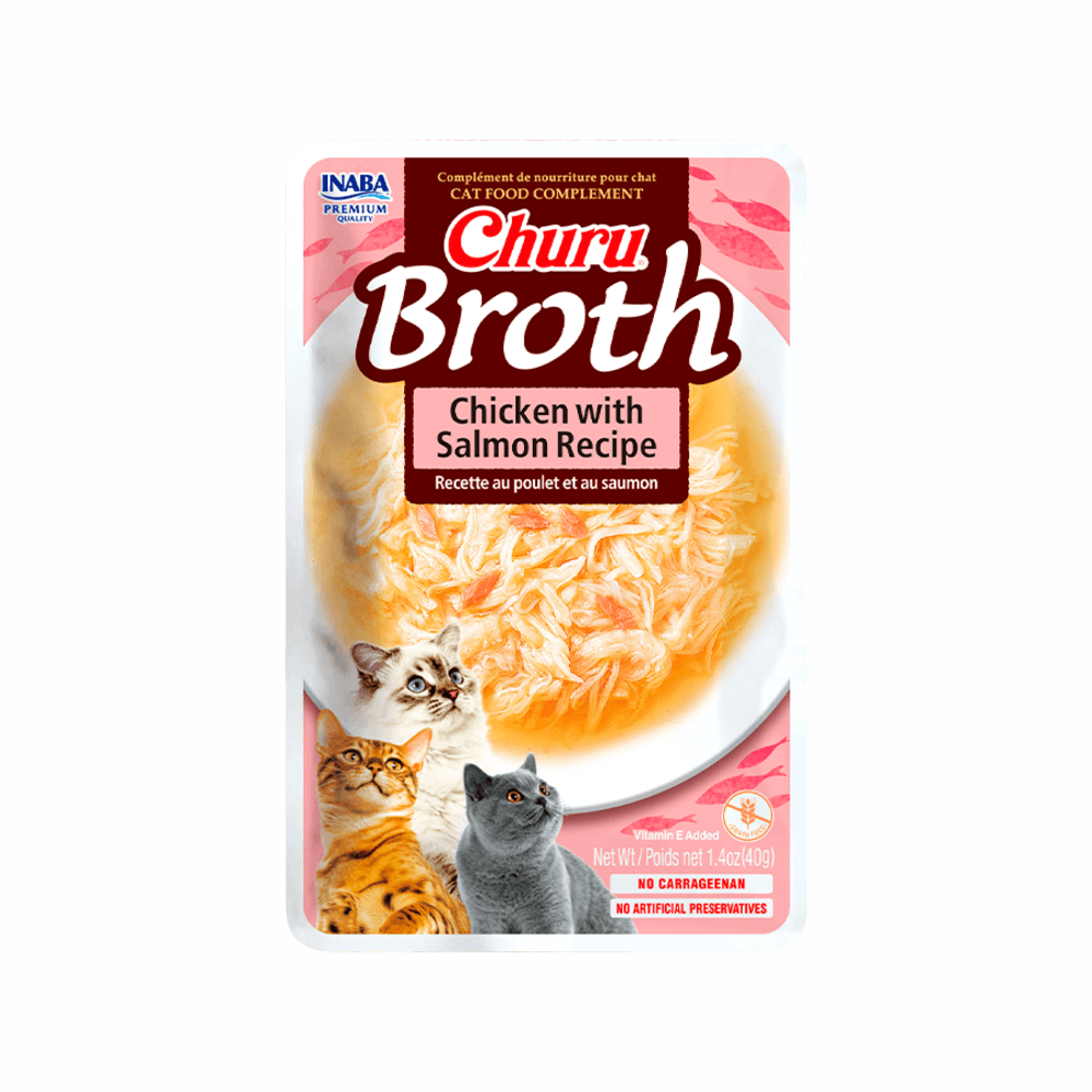 Snack Churu Broth Pollo y Salmón para Gato 40 g