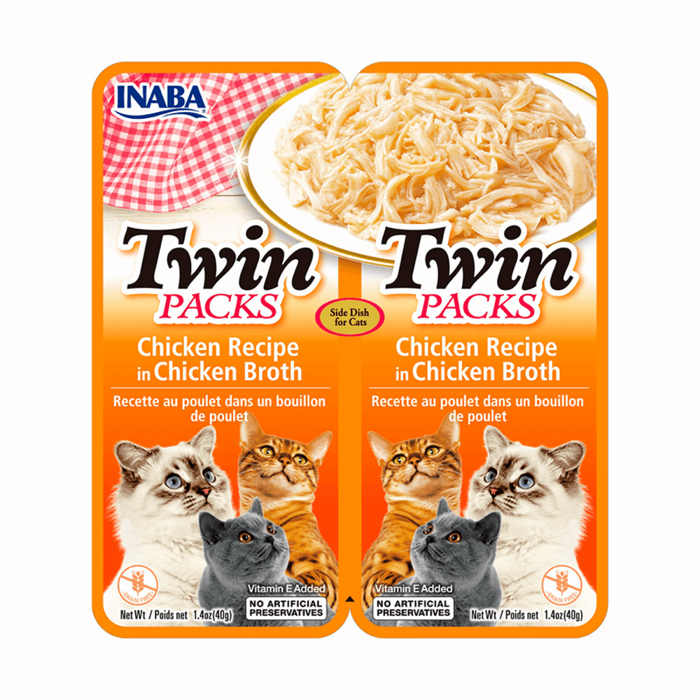 Snack Twin Pack Pollo para Gato Inaba 2 x 40 g