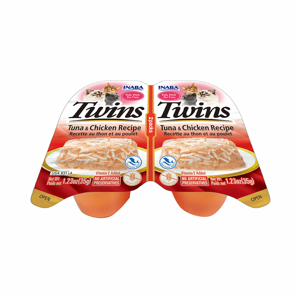 Snack Cat Twins Atún y Pollo para Gato Inaba 2 x 35 g