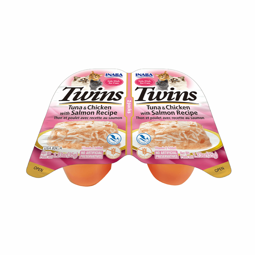 Snack Cat Twins Atún Pollo y Salmón para Gato Inaba 2 x 35 g
