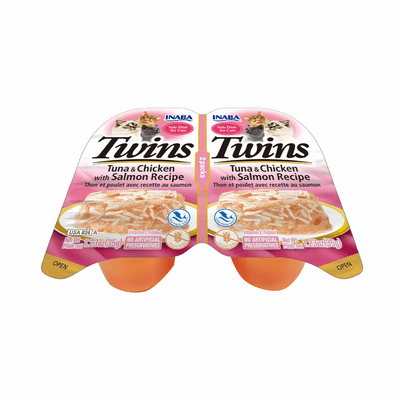 Snack Cat Twins Atún Pollo y Salmón para Gato Inaba 2 x 35 g