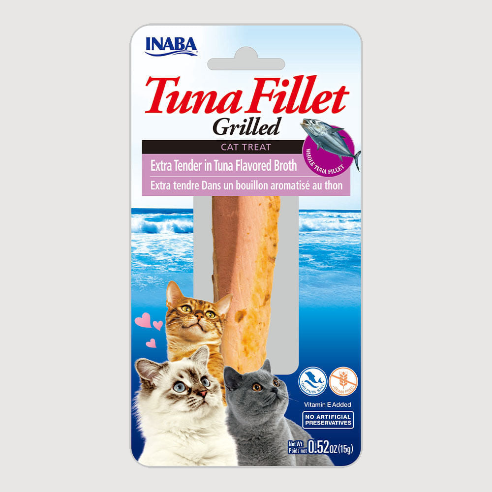Snack Para Gato Inaba Filete Extratierno En Caldo De Atún 15 g