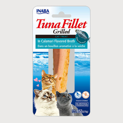 Snack Para Gato Inaba Filete De Atún En Caldo De Calamar 15 g