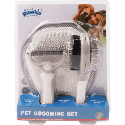Set de Pawise Aseo para Mascotas 3 piezas Único