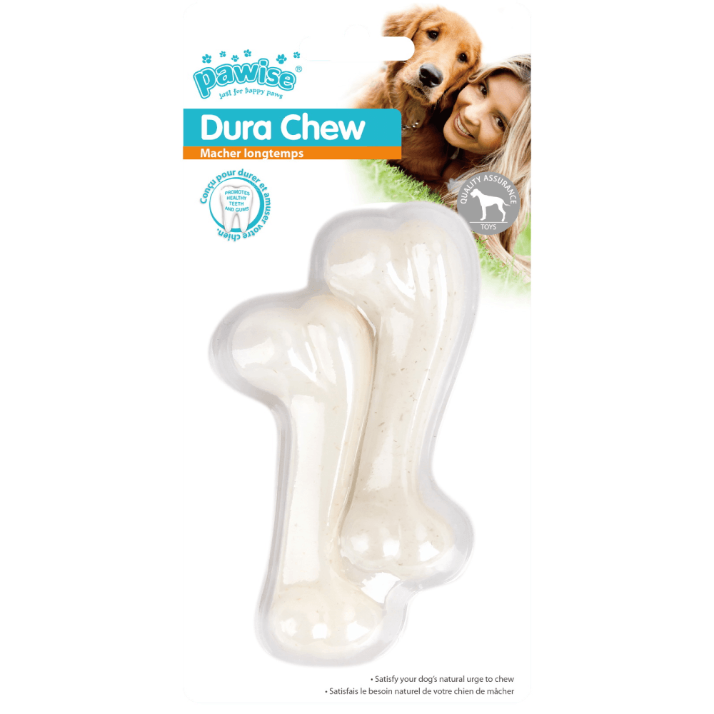 Juguete Para Perro Pawise Hueso Sabor Pollo Beige M