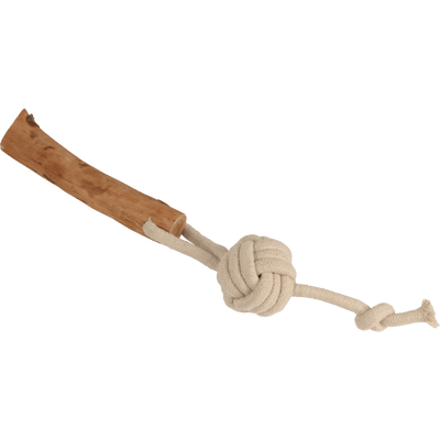 Juguete mordedor con pelota natural para perro Pawise 37 x 24 x 5 cm
