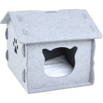 Casa Plegable Para Gato Pawise Blanca Único